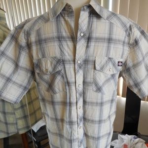 Dickies Plaid Snap Shirt